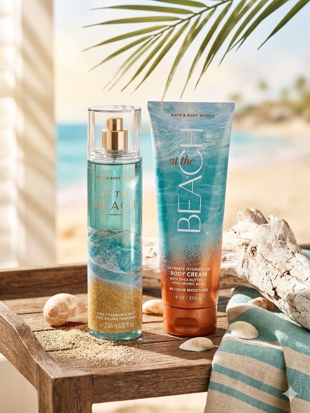 Bath & Body Works At The Beach Fragrance Mist & Body Cream